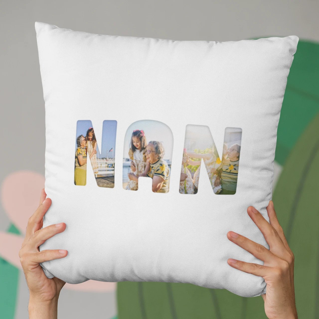 Nan Personalised Photo Cushion (16") - Image 2