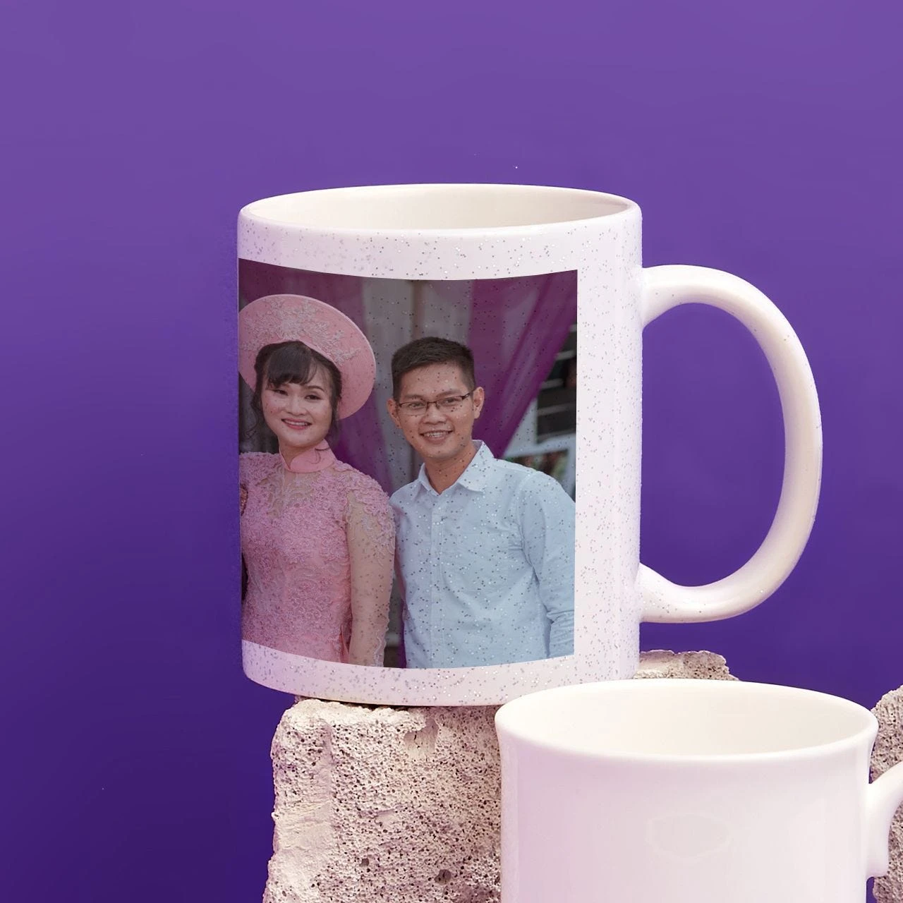 Single Image Wrap Glitter Mug - Image 2