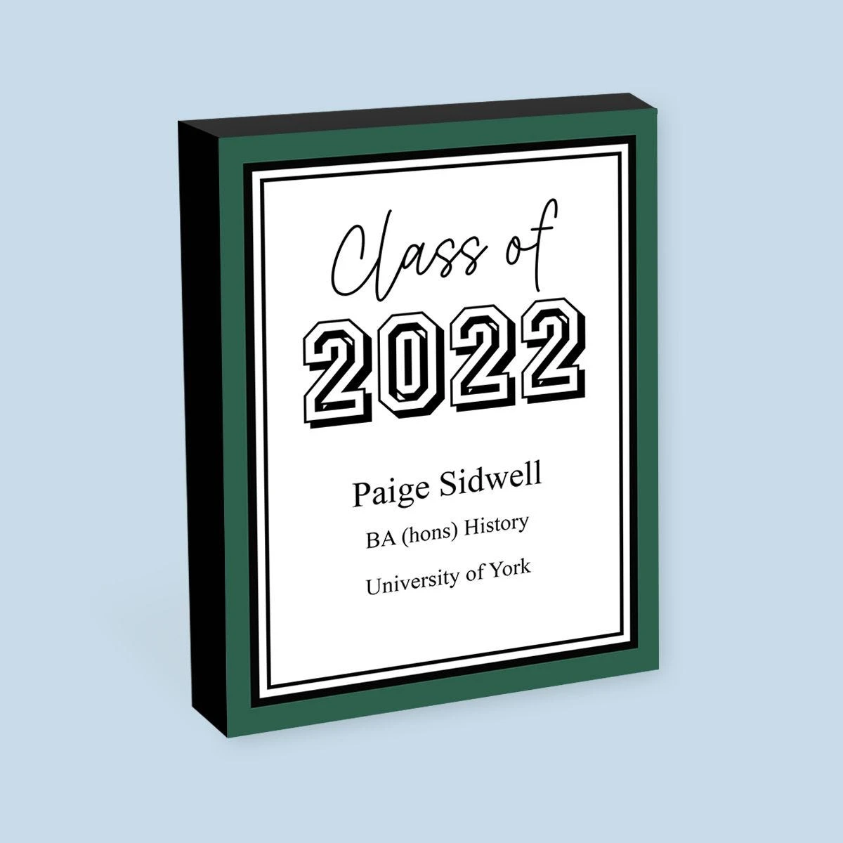 "Class Of..." Graduation Photo Block - Image 7