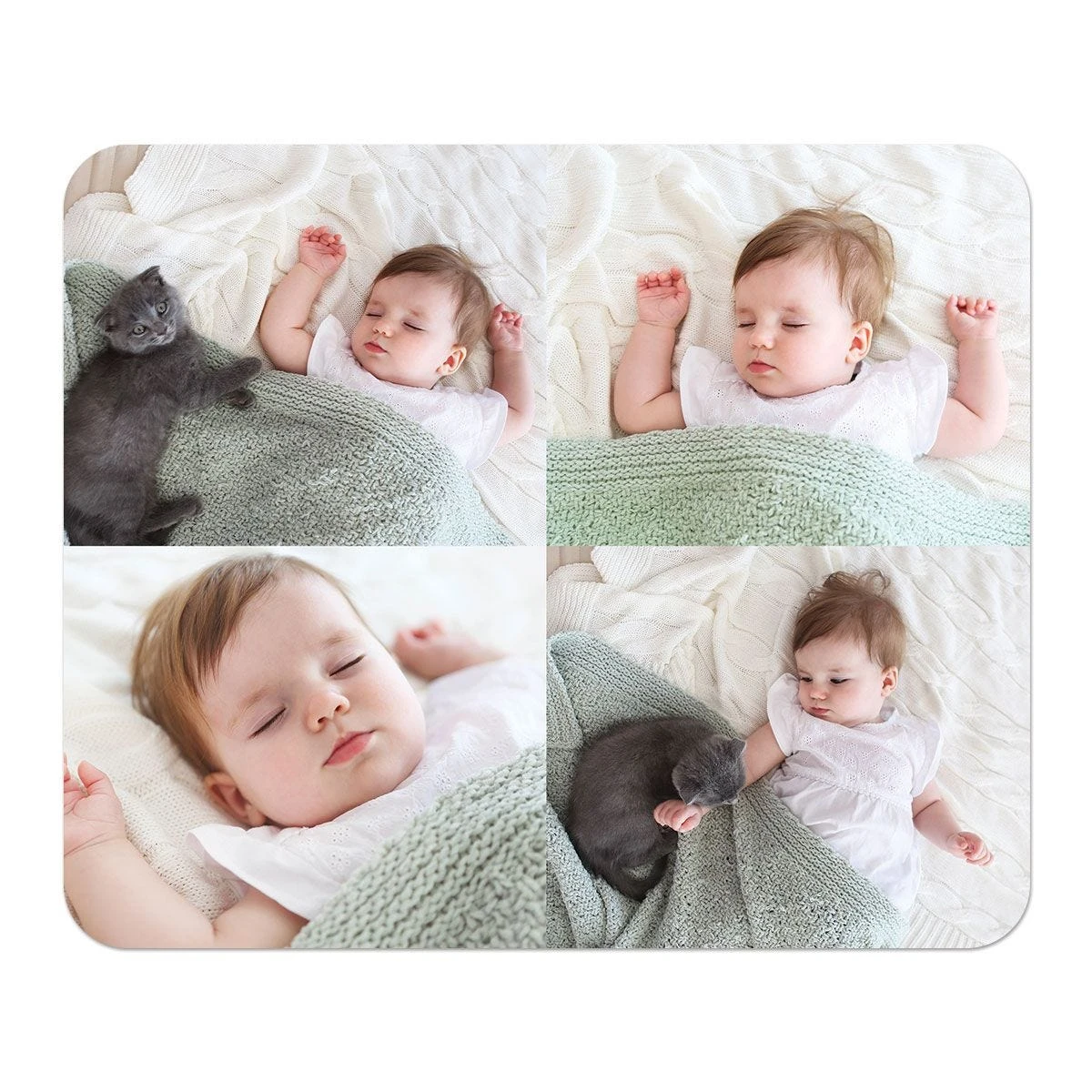 4 Image Collage Mouse Mat