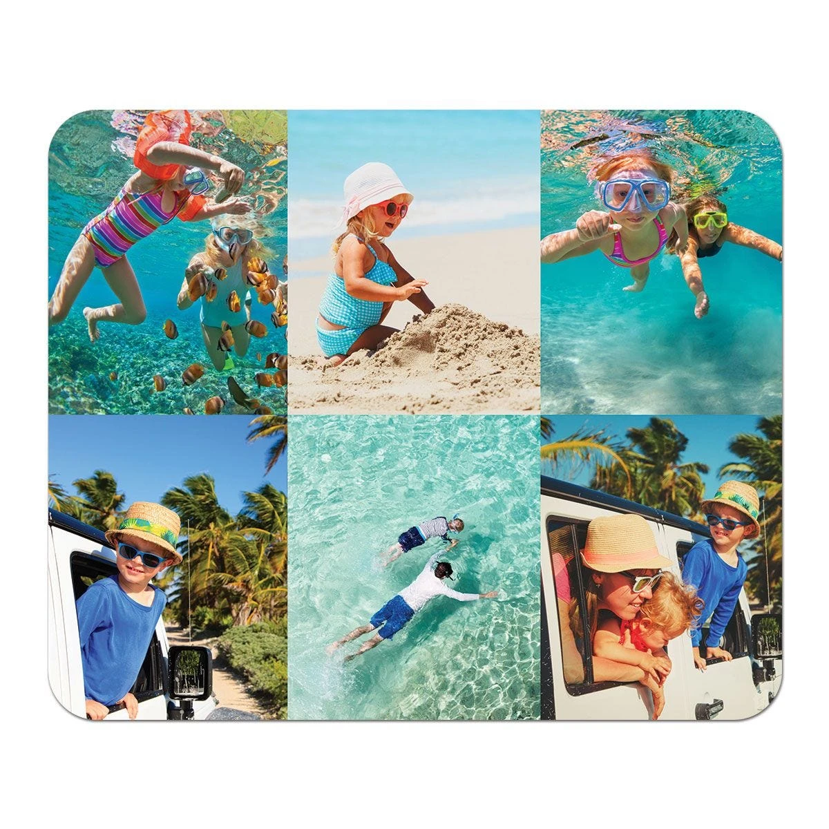 6 Image Collage Mousemat