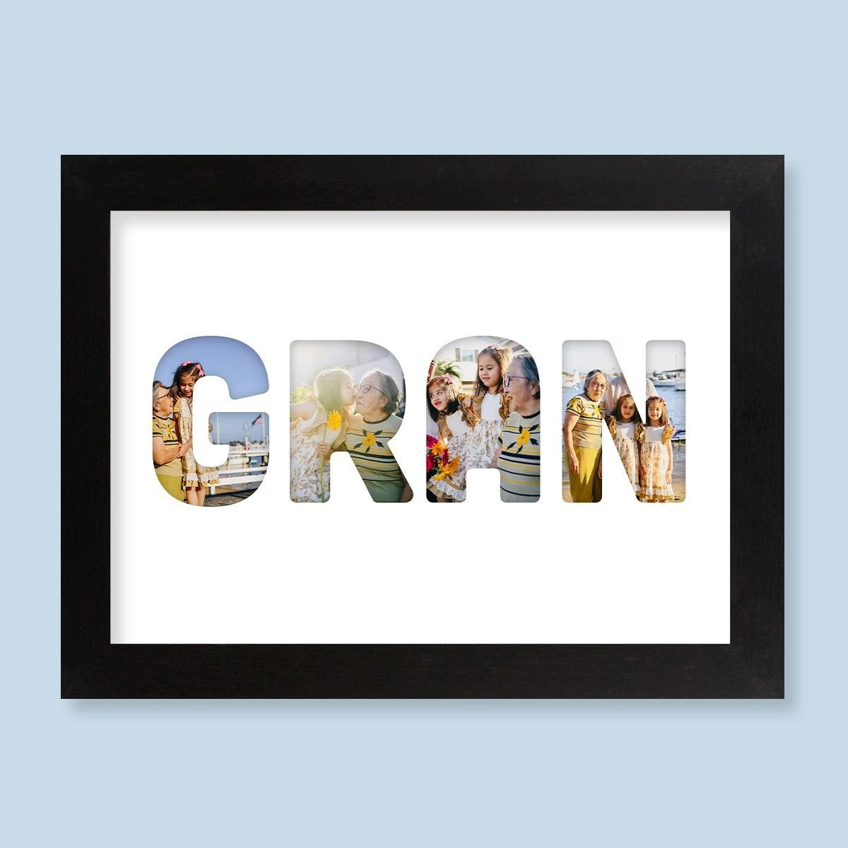 Gran Harriet Black Print And Frame