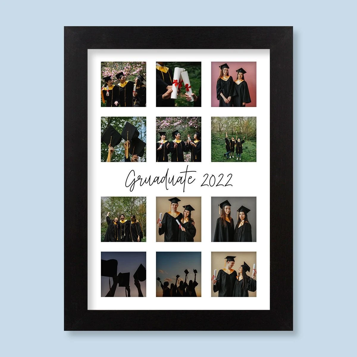 12 Image And Text Harriet Black Print And Frame