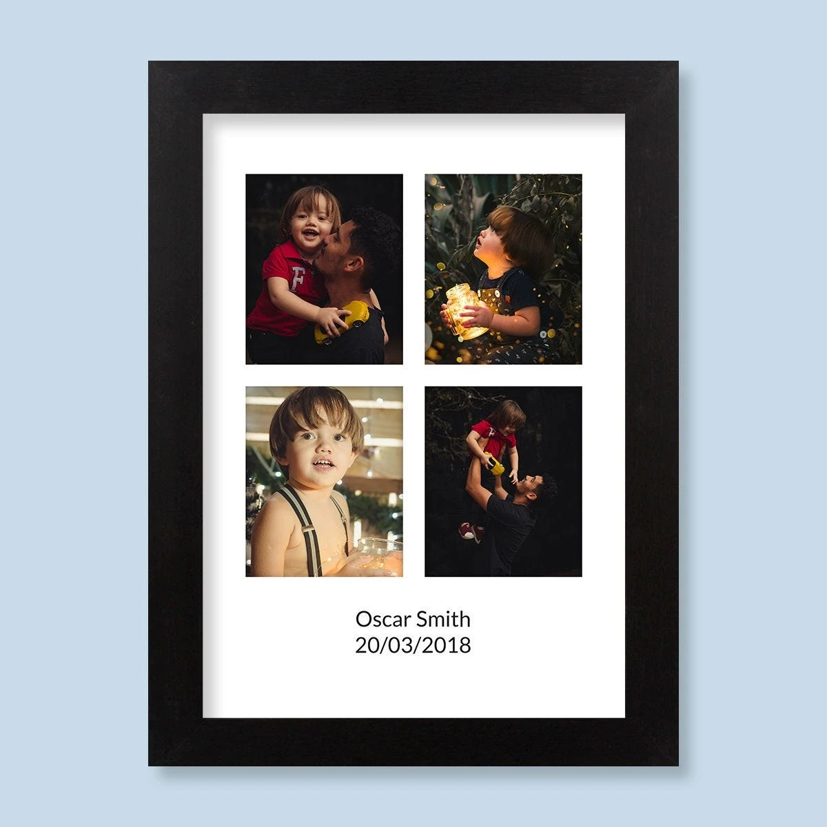 4 Image & Text Harriet Black Print And Frame