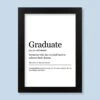 Graduate Definition Harriet Black Print And Frame