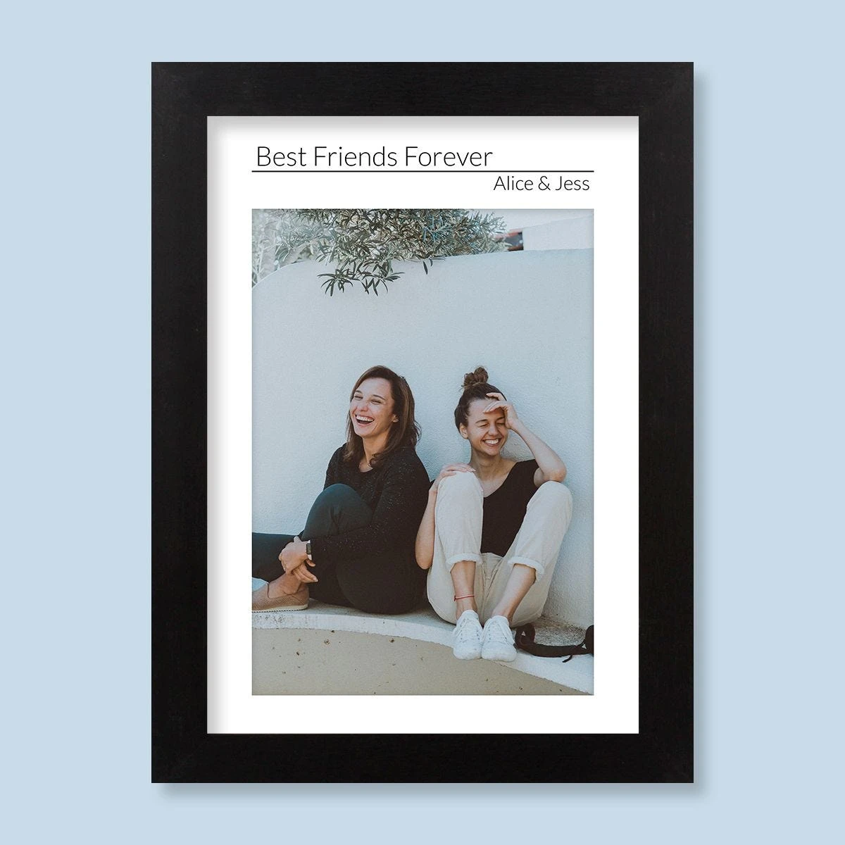 Line & Image Harriet Black Print And Frame