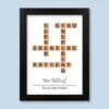 Teacher Letter Tile Harriet Black Print And Frame