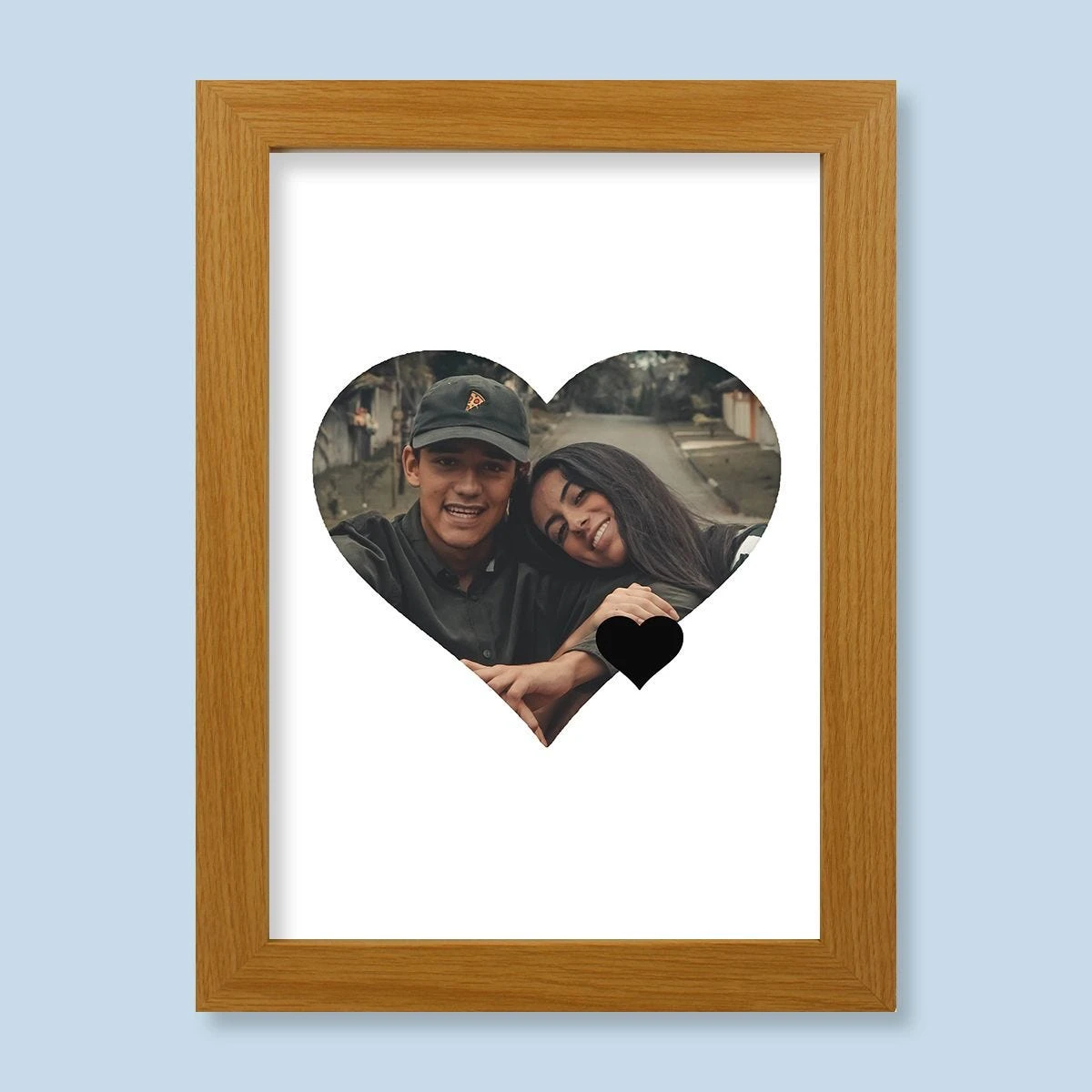 Heart Harriet Light Wood Print And Frame