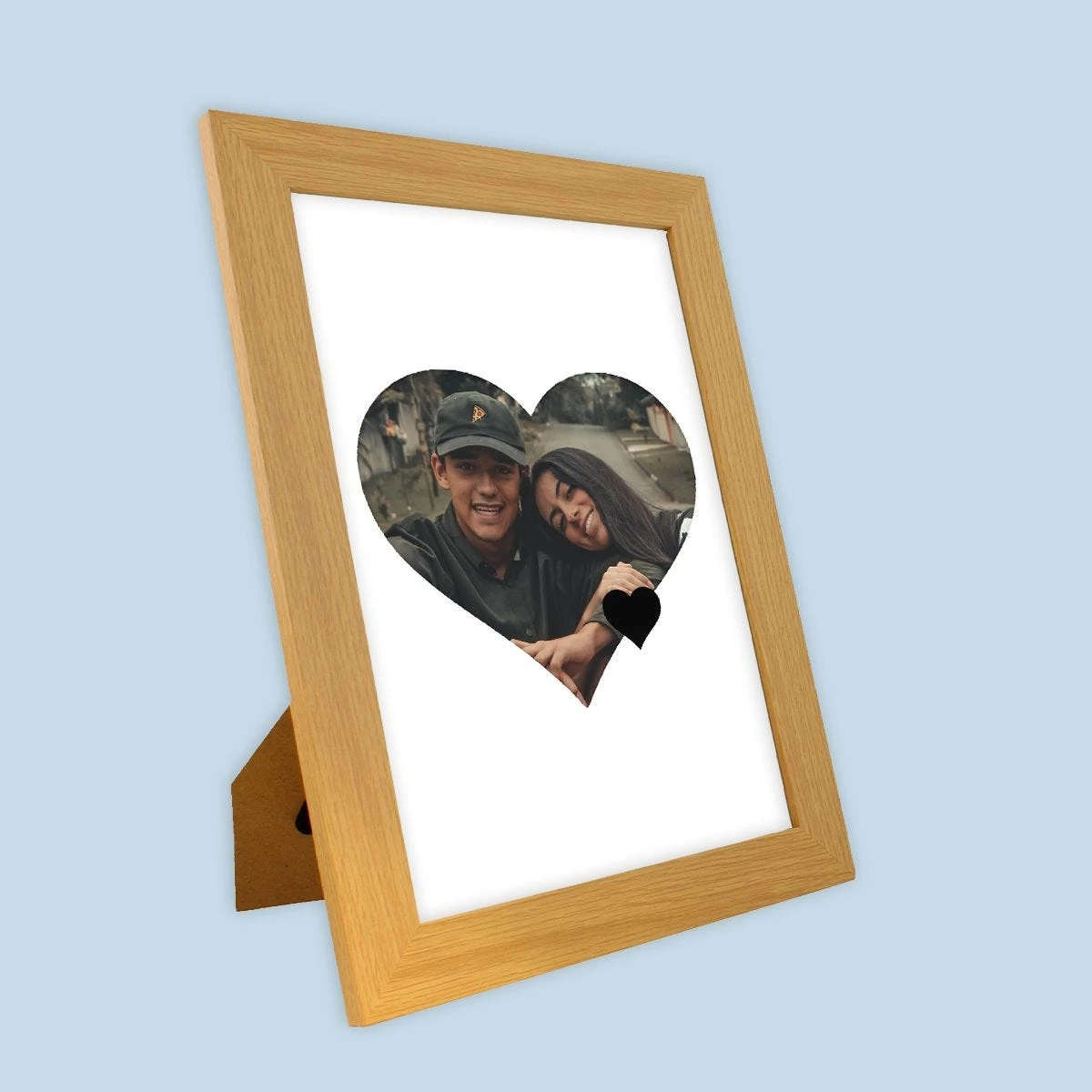 Heart Harriet Light Wood Print And Frame - Image 3