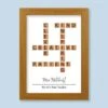 Teacher Letter Tiles Harriet Light Wood Print And Frame