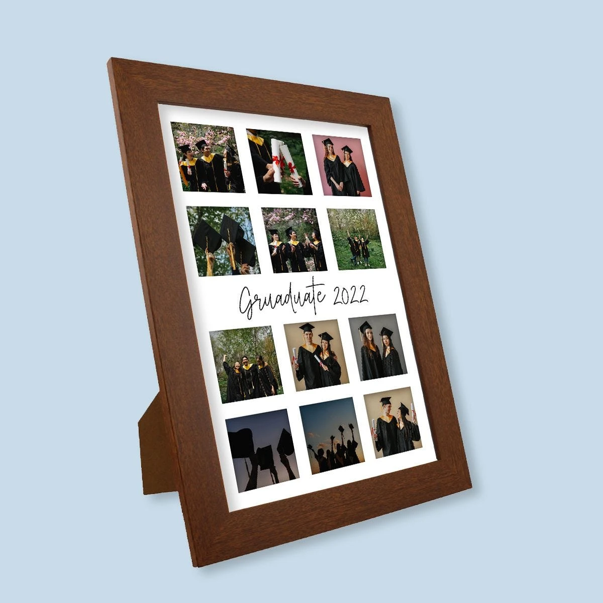 12 Image And Text Harriet Rustic Wood Print And Frame - Image 3