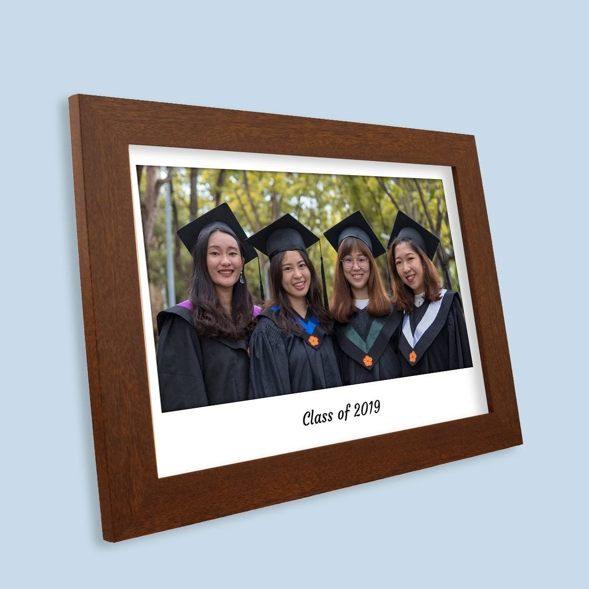 Photo & Text Landscape Harriet Rustic Wood Print And Frame - Image 3