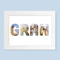 Gran Harriet White Print And Frame