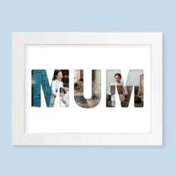 Mum Harriet White Print And Frame