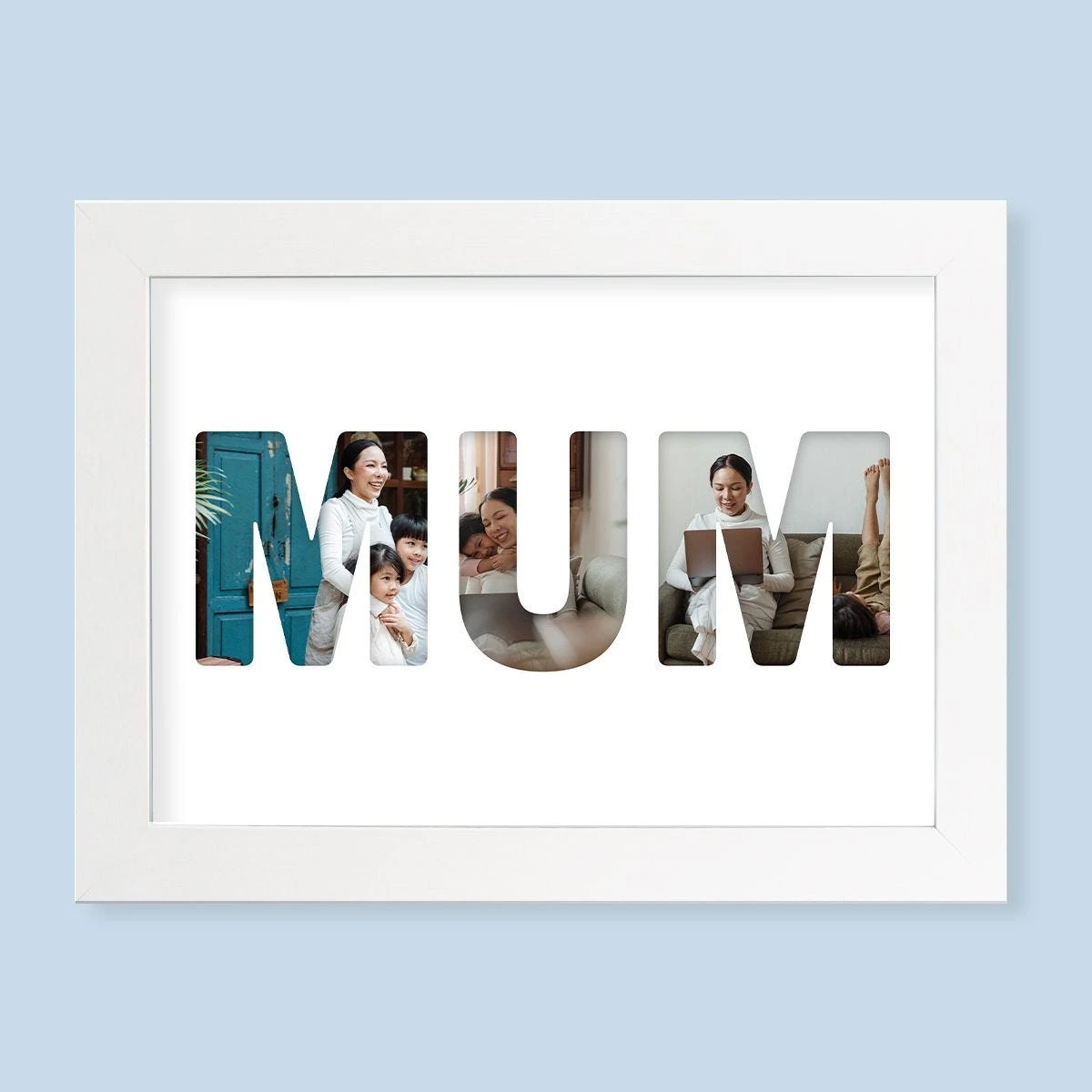 Mum Harriet White Print And Frame