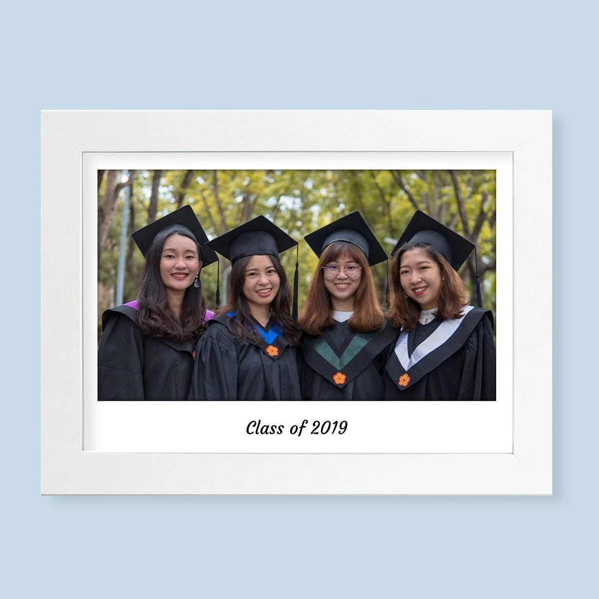 Photo & Text Landscape Harriet White Print And Frame