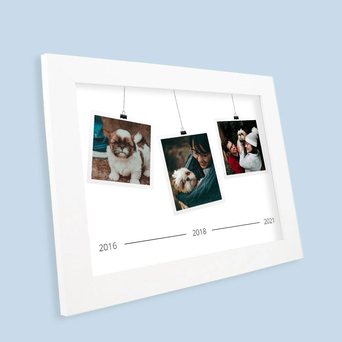 Timeline Harriet White Print And Frame - Image 3