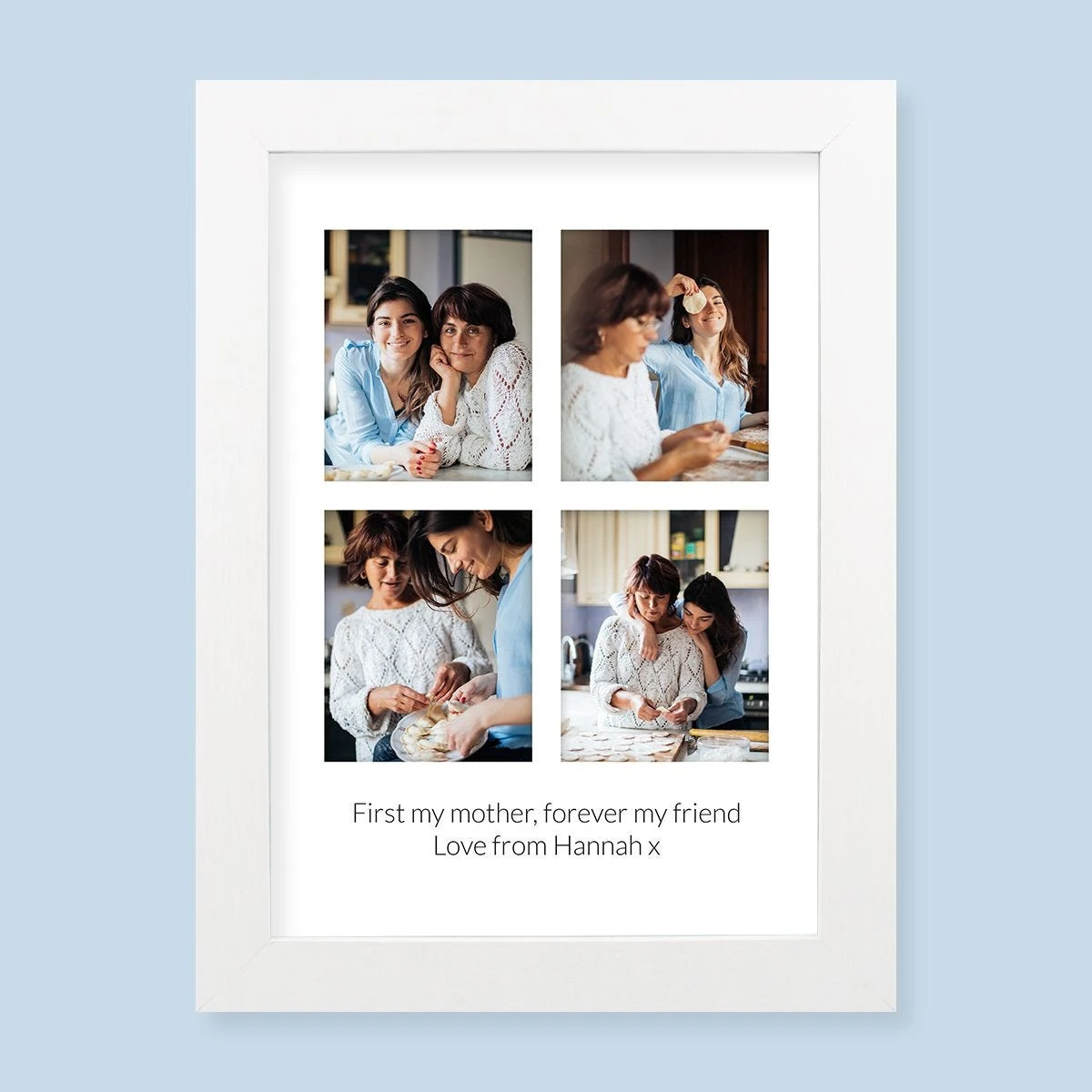 4 Image & Text Harriet White Print And Frame - Image 3