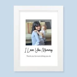 Love You Mummy Harriet White Print And Frame
