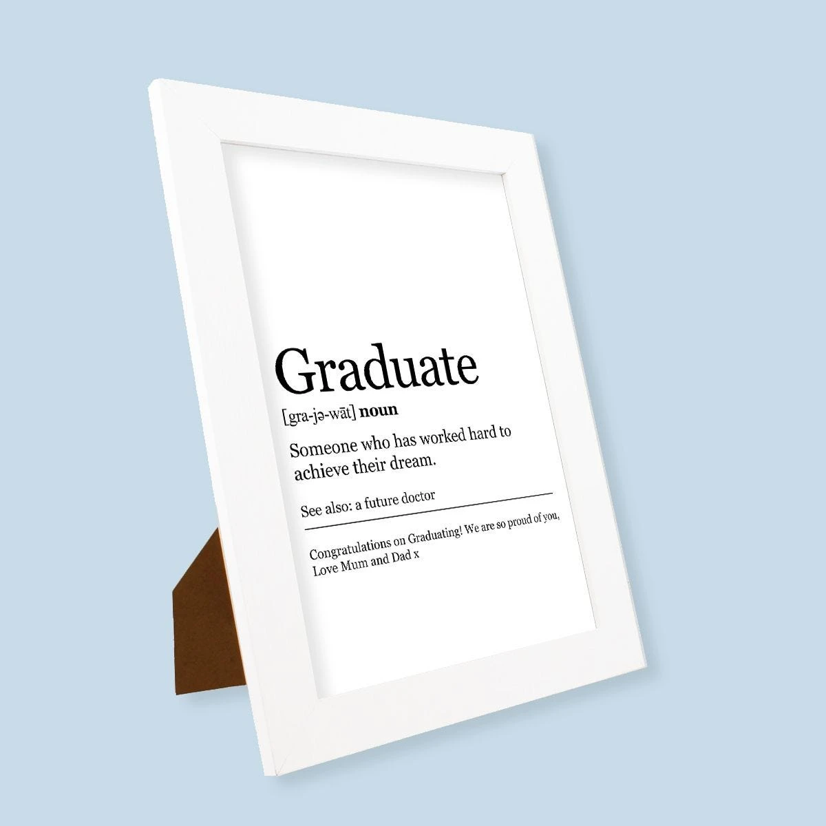 Graduate Definition Harriet White Print And Frame - Image 3