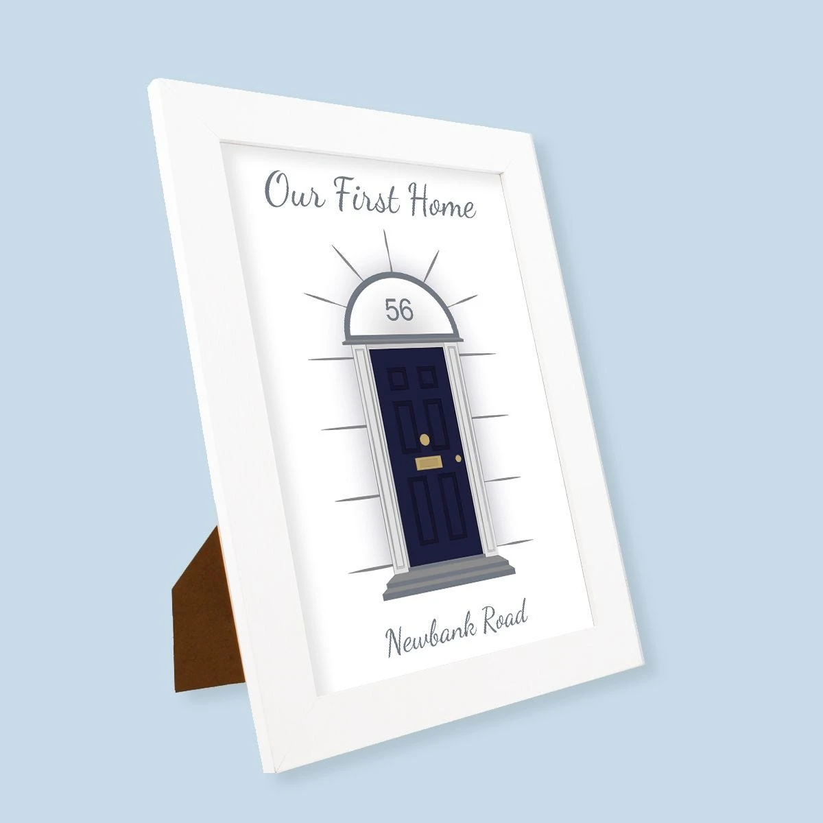 Our First Home Harriet White Print And Frame - Image 3