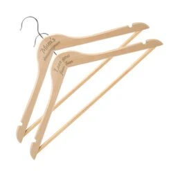 Pack Of 2 Wooden Hangers