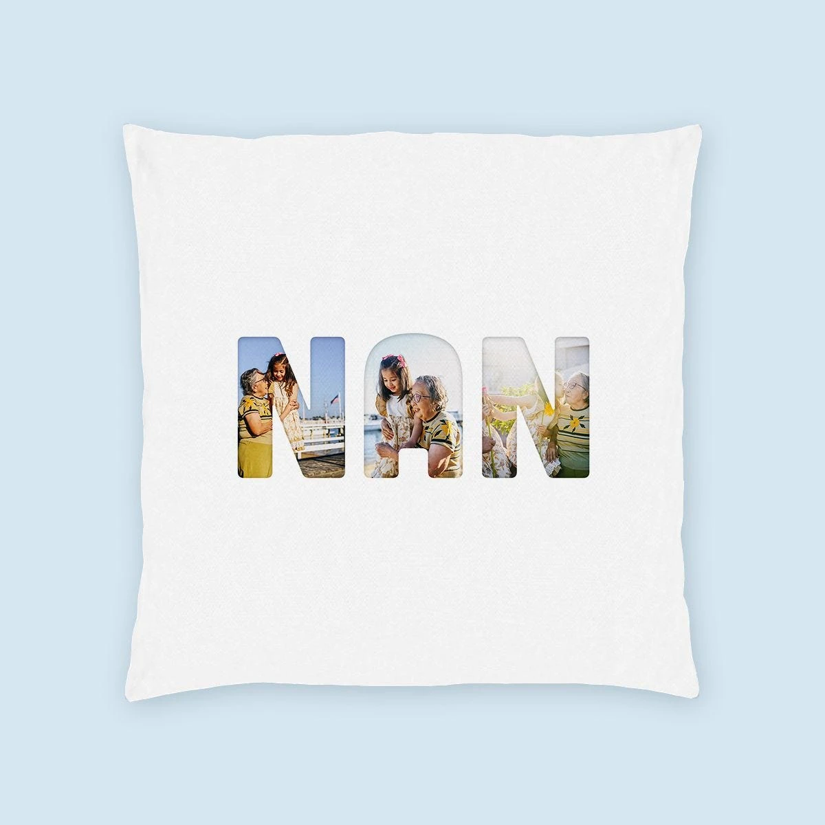 Nan Personalised Photo Cushion (16")