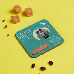 Dad Moon Coaster