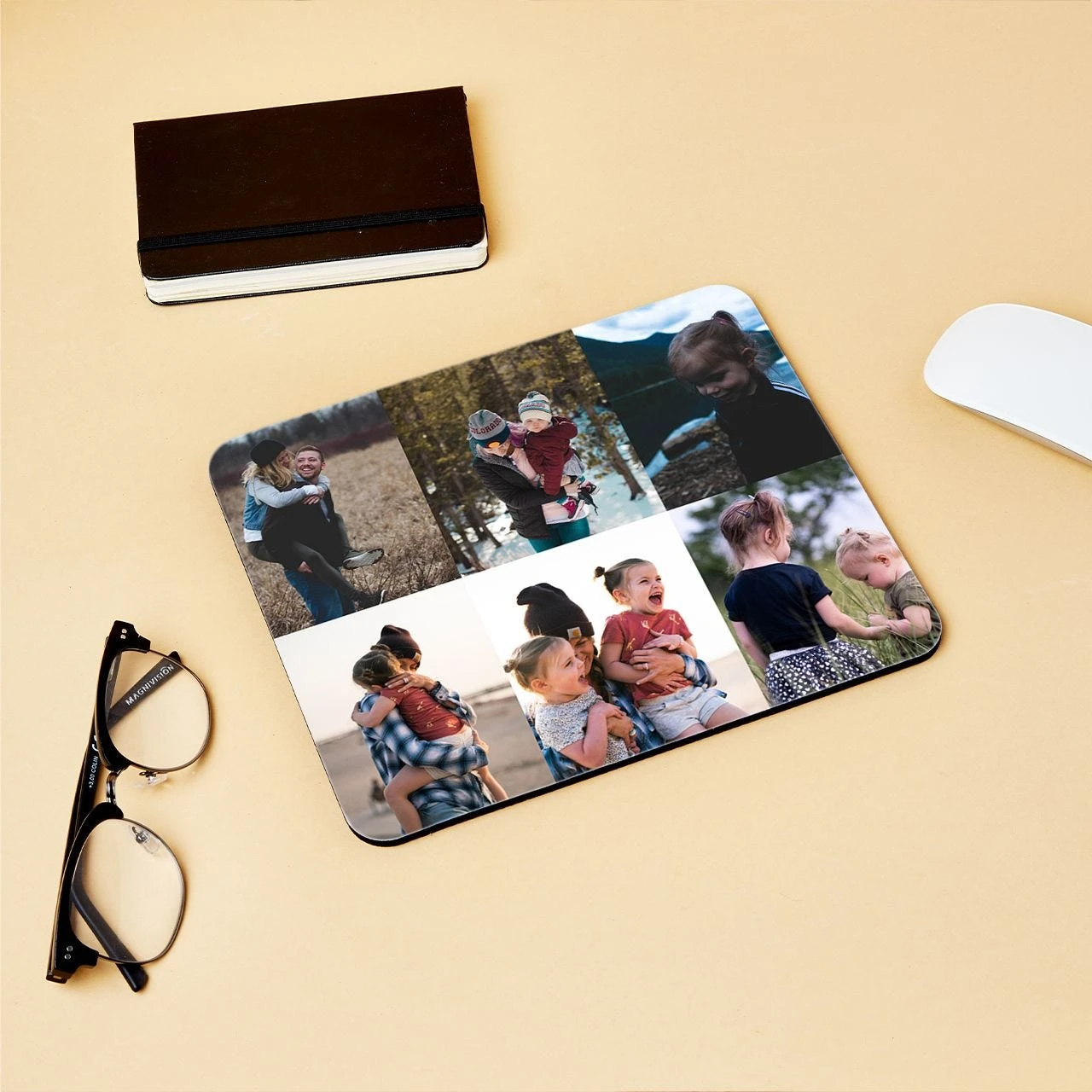 6 Image Collage Mousemat - Image 3