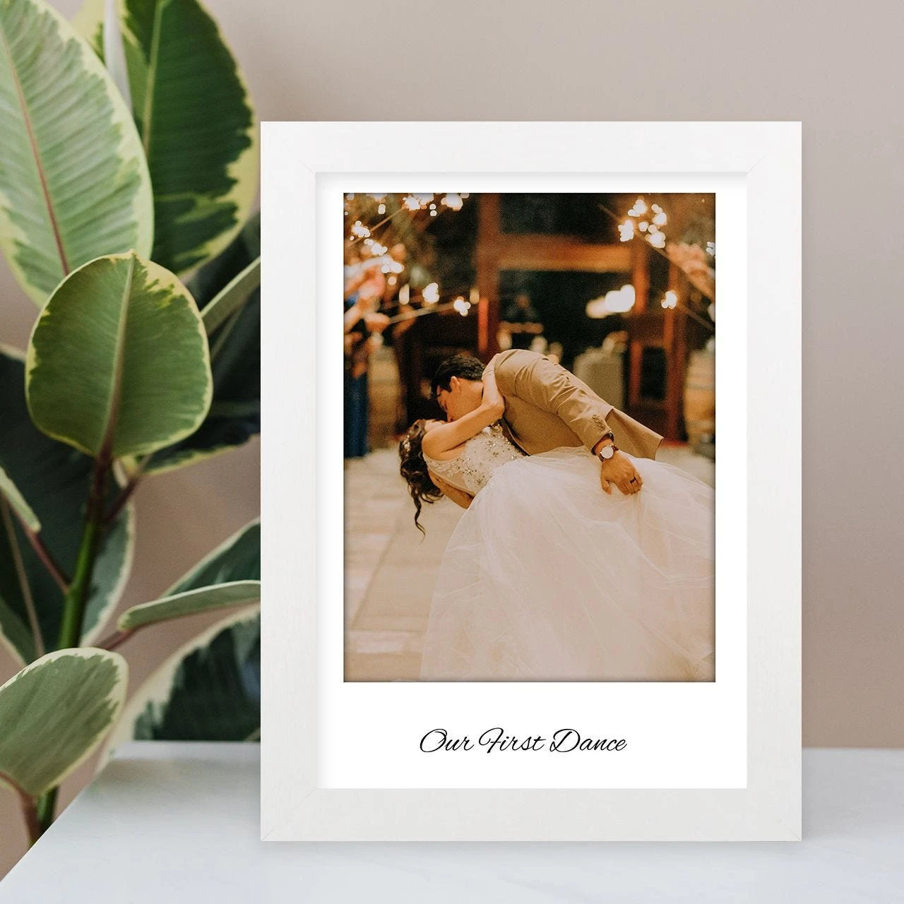 Photo & Text Portrait Harriet White Print And Frame - Image 4