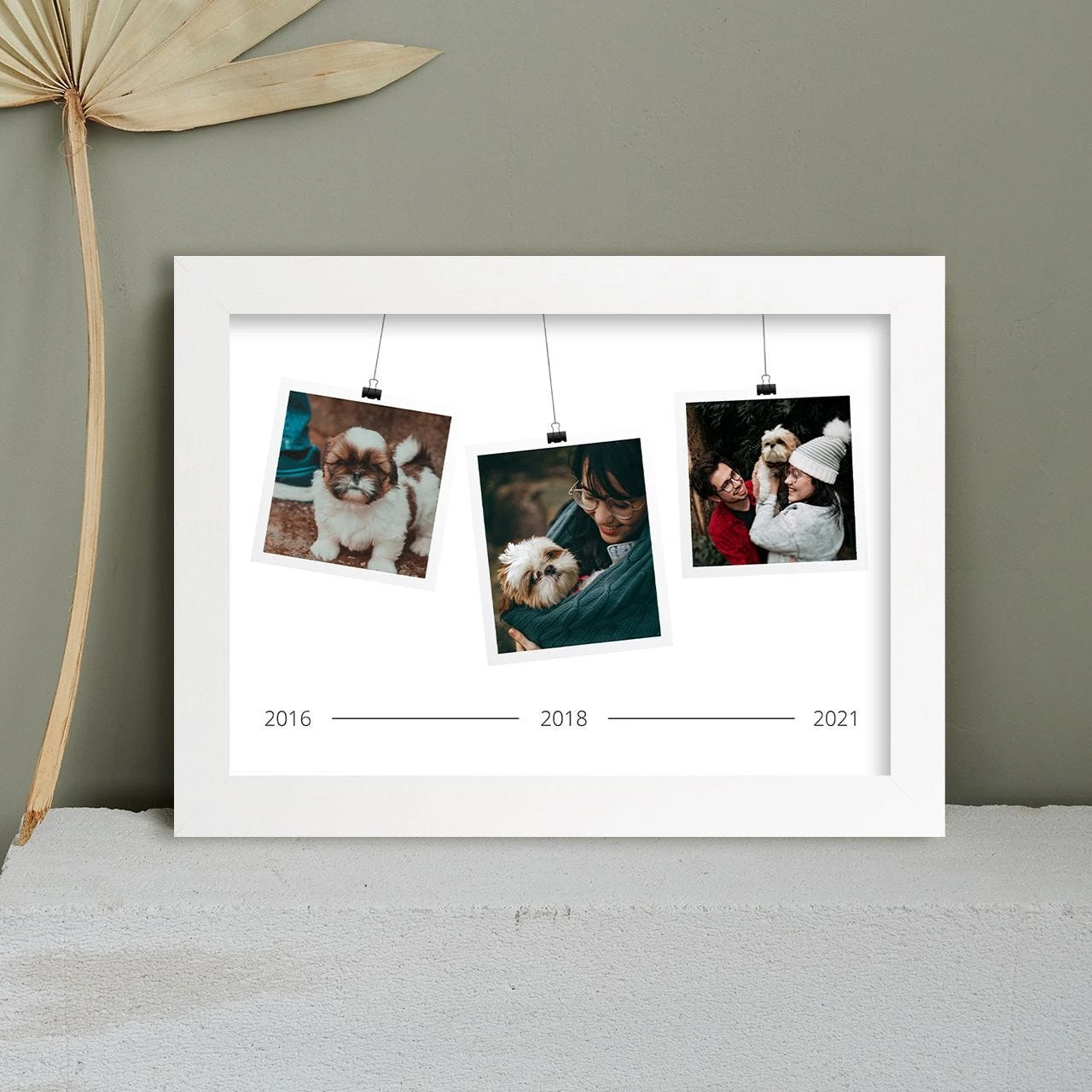 Timeline Harriet White Print And Frame - Image 4