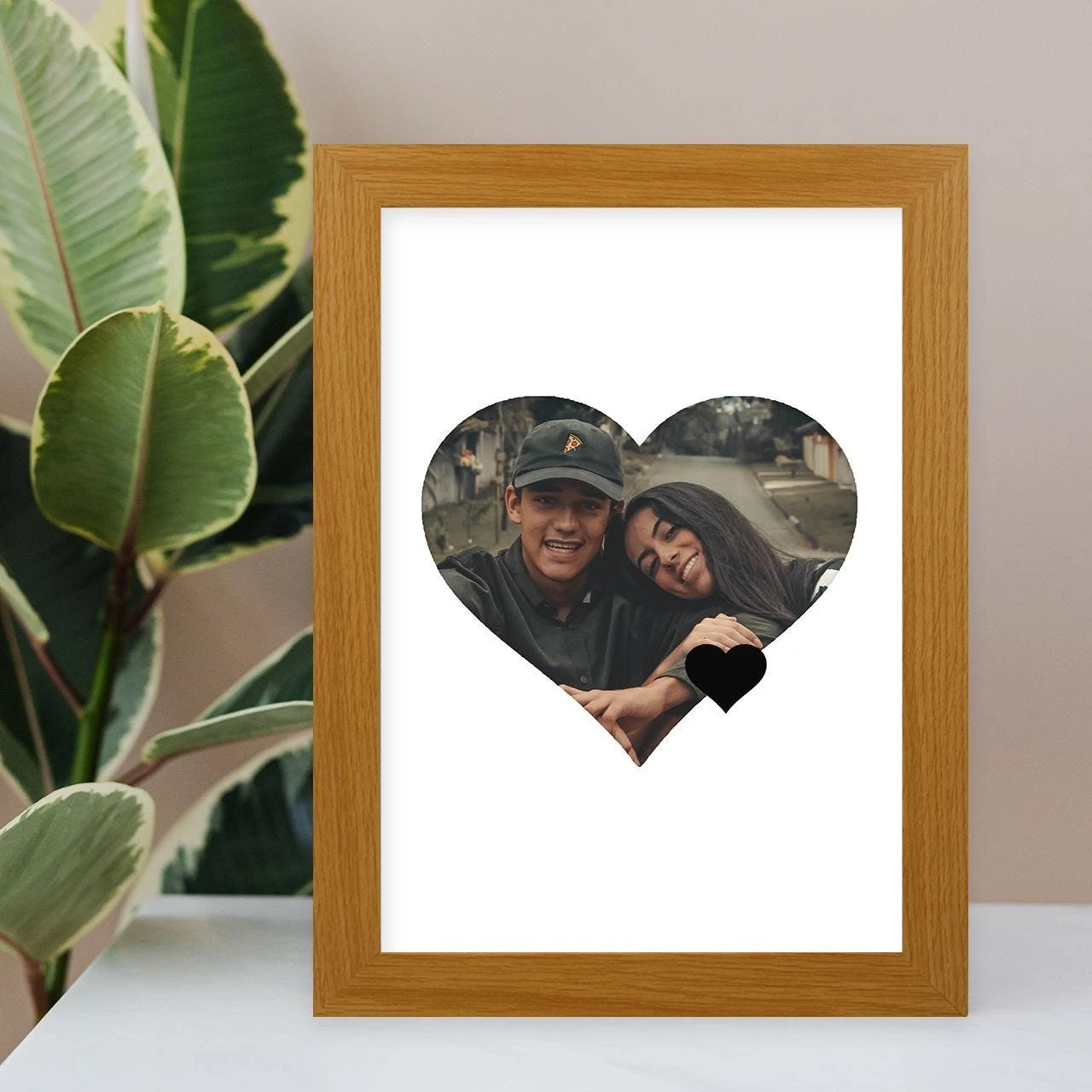 Heart Harriet Light Wood Print And Frame - Image 4