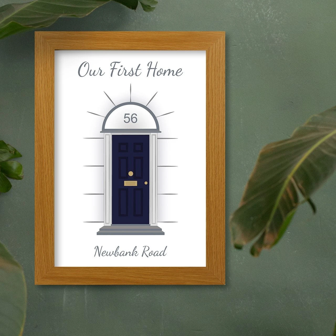 Our First Home Harriet Light Wood Print And Frame - Image 5