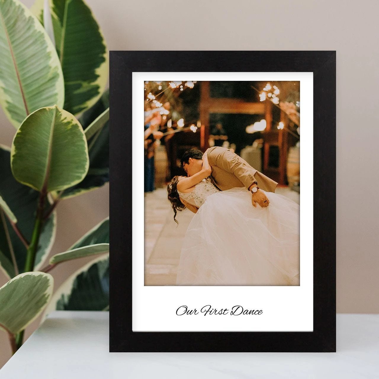 Photo & Text Portrait Harriet Black Print And Frame - Image 4