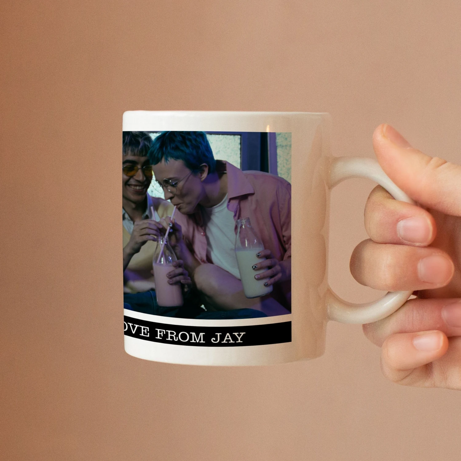 2 Photos And Text Mug - Image 2