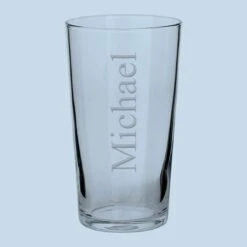 Personalised Engraved Beer Glass (Name)