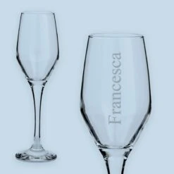 Personalised Engraved Champagne Flute (Name)