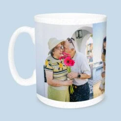 Double Image Glitter Mug