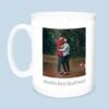 Double Square Image Glitter Mug