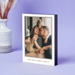 Family Photo Block (8x6")