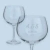 Personalised Engraved Gin Glass (Initials)