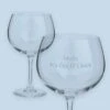 Personalised Engraved Gin Glass (Multi-Line)