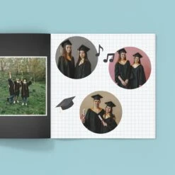 Hardcover Photo Book With School Theme