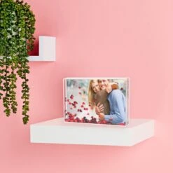 Heart Glitter Photo Frame