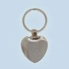 Heart Engraved Metal Keyring (Name)