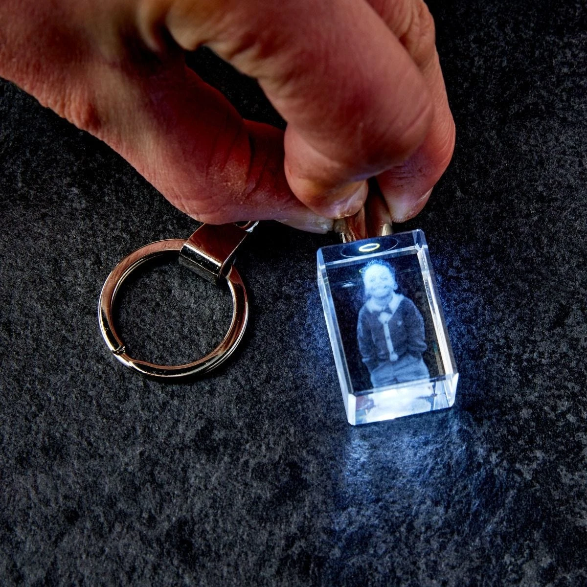 3D Keyring Photo Crystal - Image 3
