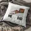 Me & My Dad Photo Cushion