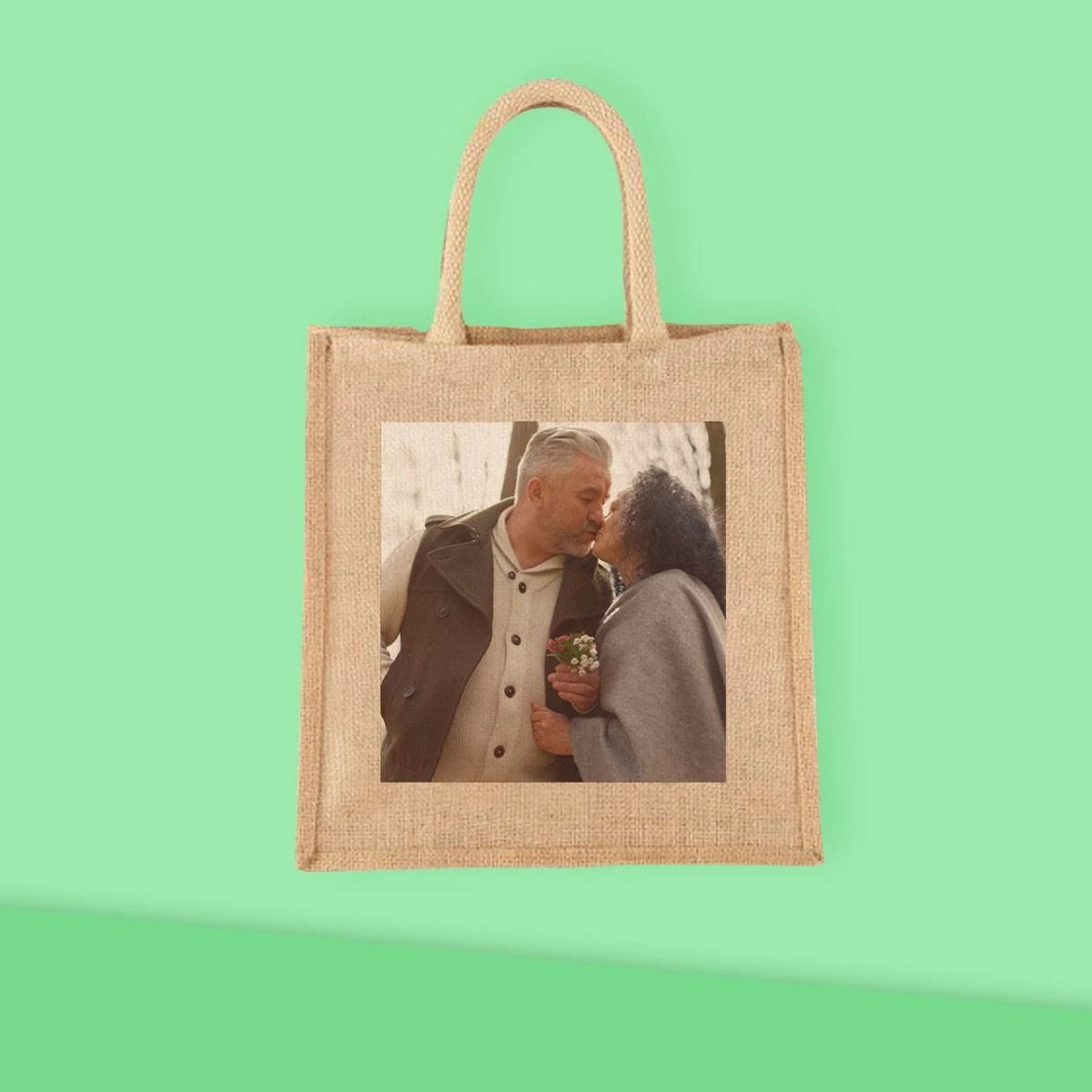 Personalised Photo Jute Bag