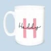Initial & Name Glitter Mug