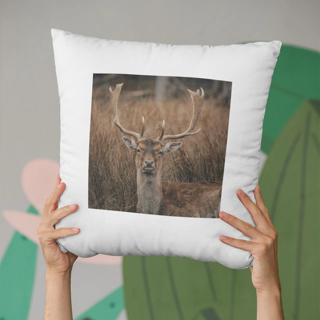 Suede Photo Cushion (16") - 2 Colours - Image 4